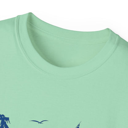 Beach Life Inspirational Tee, Unisex Cotton Shirt, Summer Clothing, Vacation Wear, Gift for Beach Lovers